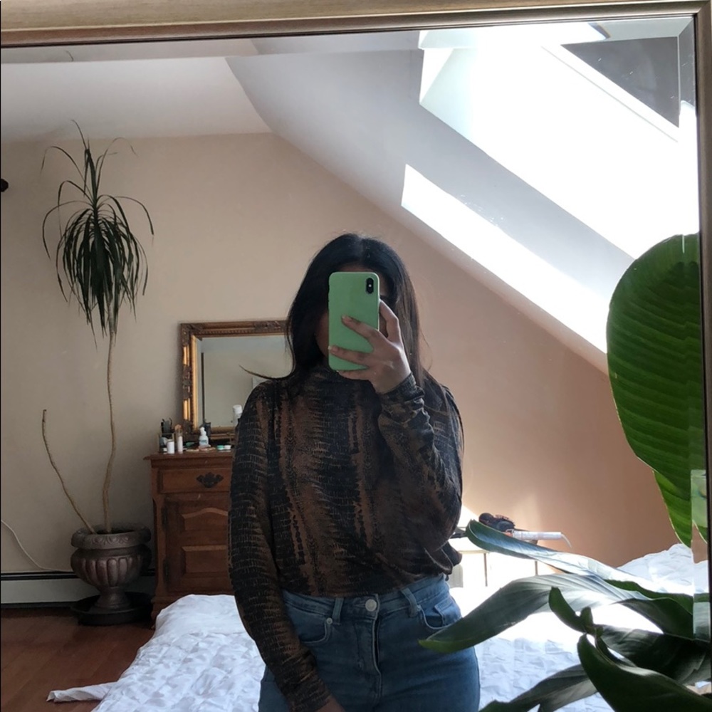Snake print body suit